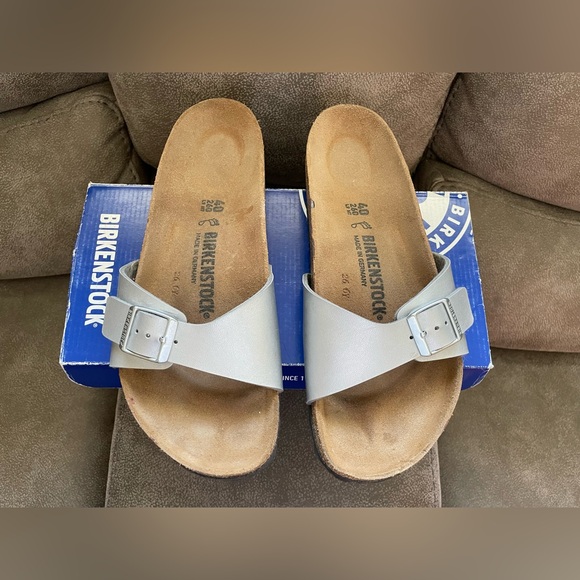 Birkenstock Shoes - Birkenstock women’s Madrid Birko-Flor sandals sz 9-9.5